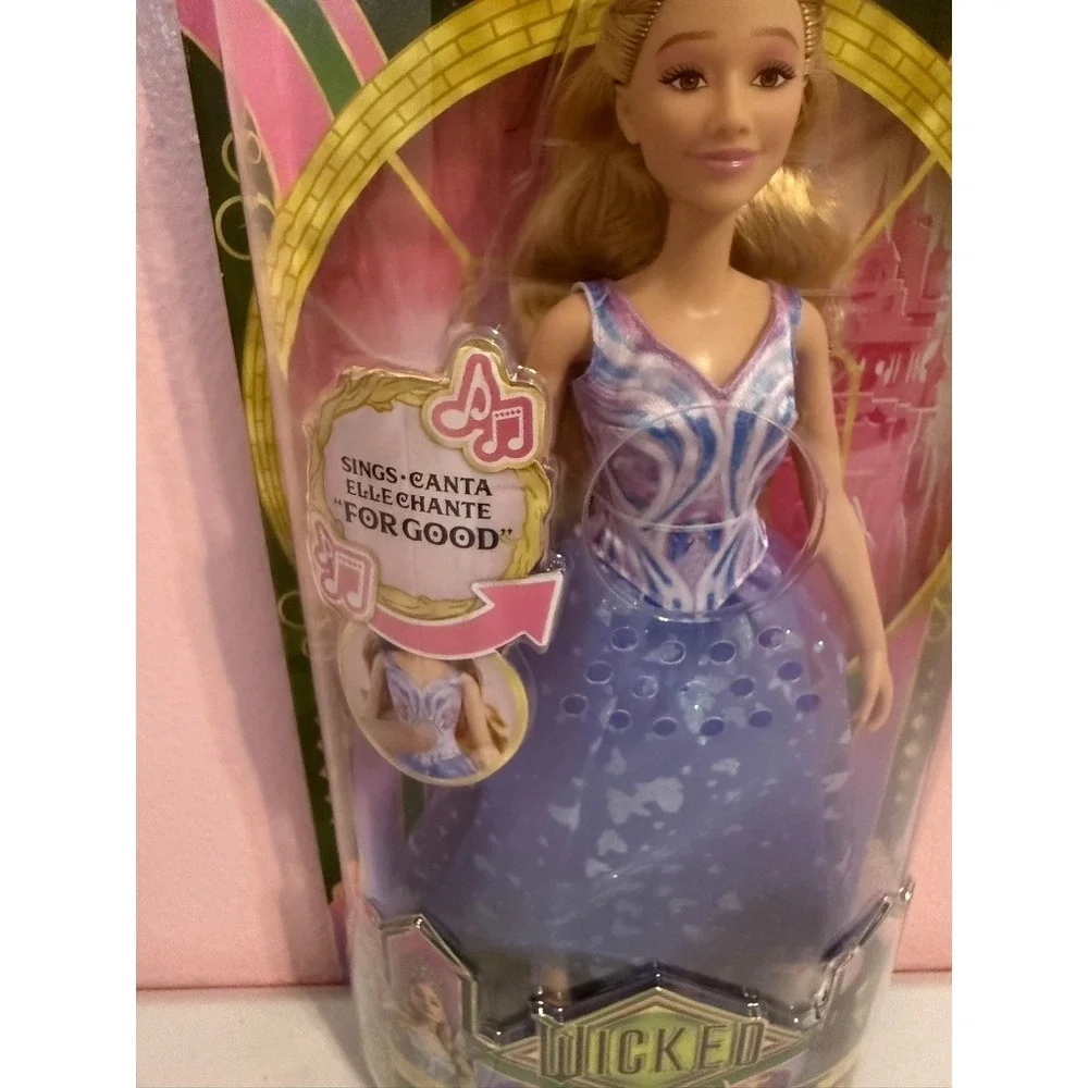 Mattel Wicked For Good Glinda Singing Doll Ariana Grande Movie Collectible New